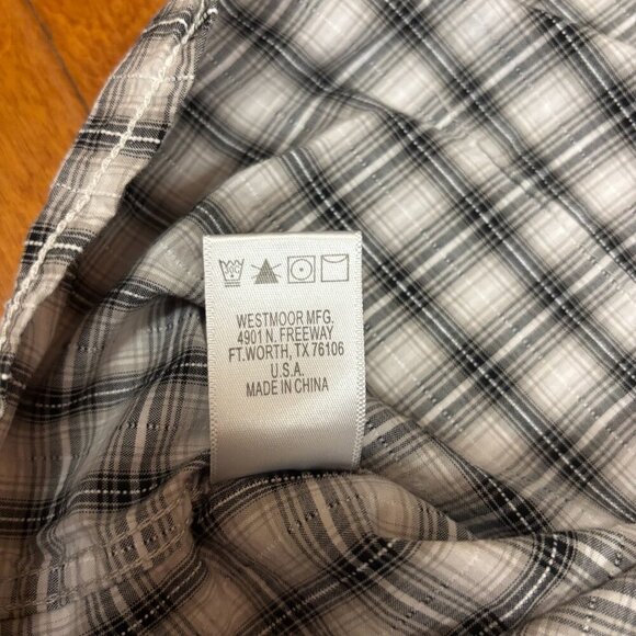 Panhandle Rough Stock Women Shirt Sz S Pearl Snap Embroider Texas Cowgirl Rodeo - Picture 8 of 13